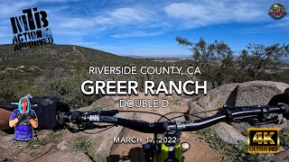 MTB Riding Double D at Greer Ranch, March 17, 2022