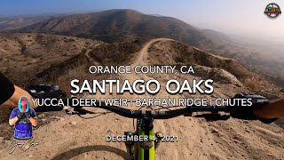 MTB Riding Santiago Oaks, December 4, 2021