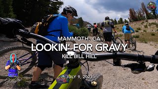 MTB Riding Kill Bill Hill on Mammoth Mountain,...