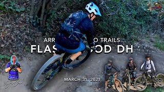 MTB Riding Flash Flood DH at Arroyo-Trabuco...