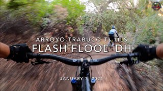 MTB Riding Flash Flood at Arroyo-Trabuco...