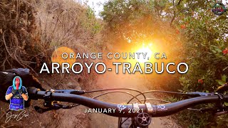 MTB Riding Arroyo-Trabuco Trails, Jan 7, 2021