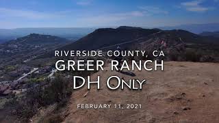 MTB Riding Greer Ranch, DH Only, Feb 11, 2021