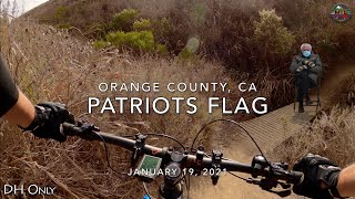 MTB Riding Frank's Bike at Patriots Hill...