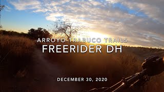 MTB Riding Freerider DH at Arroyo-Trabuco...