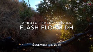 MTB Riding Flash Flood DH at Arroyo-Trabuco...