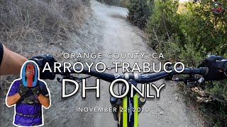 MTB Riding Arroyo Trabuco - DH Only, Nov 22, 2020