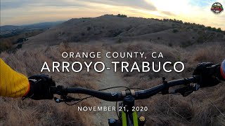 MTB Riding Arroyo-Trabuco Trails Before Dark,...