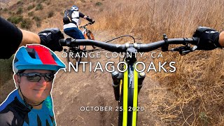 MTB Riding Santiago Oaks DH