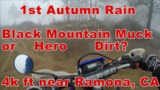 Black Mountain Moto Mucking || 1st Autumn Rain...