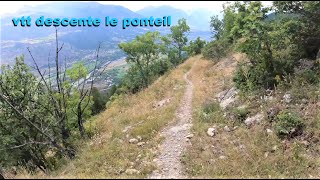 vtt descente le ponteil