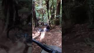 slip sliding  in the mud  #mtbfail