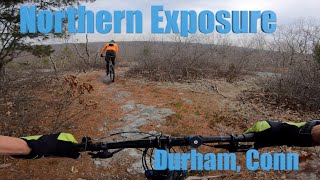 Mountain Biking Rockland Northern Exposure Trail.
