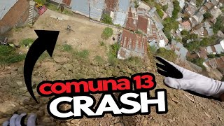 Crash Captured by FPV Drone at Red Bull...