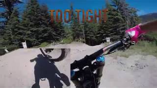 Too Tight at the Whistler Bike Park, bit of a...