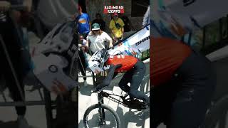 Amazing slow motion stair gapping at Redbull...