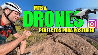 Bicicleta & DRONES. Perfecto para posturetas