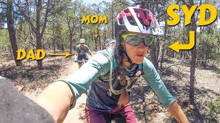 Mountain Biking in Glorieta with SYD'S PARENTS...