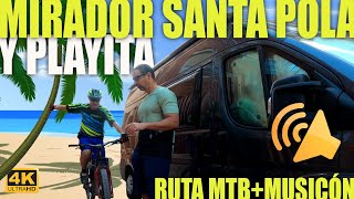 MTB Santa Pola Ruta rodadora. MIRADOR, PLAYA Y...