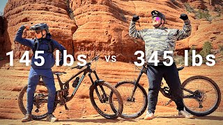 345 Pounds Man Attemps to ride an Insane...