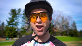 Isn't it funny when you mountain bike and...