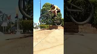 I landed it! #shorts #kickflip #mountainbike