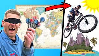 THROWING A DART AT A MAP AND RIDING MTB WHERE...