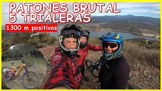 5 Trialeras por PATONES ⛰️ Ruta BRUTAL |...