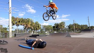 Absolutely INSANE BMX Long Jump Contest