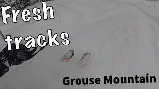 BEST POWDER DAY EVER ON GROUSE MOUNTAIN!!