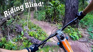 Riding Blind in a Rain Forest!