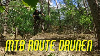 MTB route Drunen - sand and broken wheel