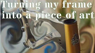 Cheap way to pimp your bike - custom frame...