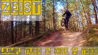 Zeist singletrack, almost crashing in trees!...