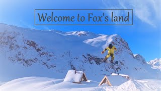 Freeride in Val d'Isere: cinematic snowboard...