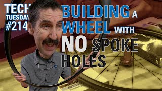 Building a Wheel With No Spoke Holes | Tech...
