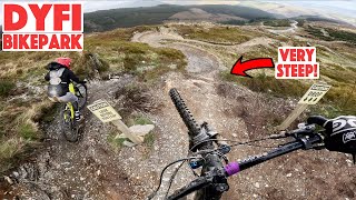 FOLLOW ME AT A BIKEPARK BUILT BY PRO DOWNHILL...