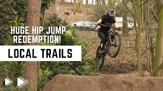 HUGE HIP JUMP REDEMPTION AT MY LOCAL TRAILS