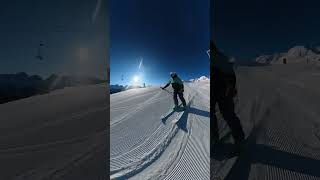 Floating on Fresh Corduroy at Whistler #shorts...