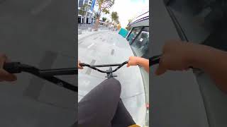 POV: BMX riding through the streets of !