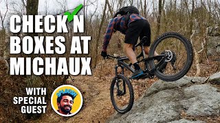 Mountain biking on the best tech at Michaux...