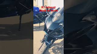 Yamaha R7 Exhaust sound -stock vs Yoshi #r7...