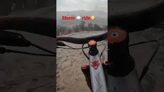 How I ESCAPED a storm bike ride! #fyy #mtblife