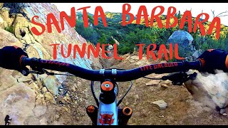 Tunnel Trail Santa Barbara. Riding on sharp...