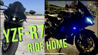 Yamaha YZF-R7 ride home#r7 #yzfr7 #yamaha