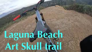 Laguna Beach Art skull trail#mountainbike...
