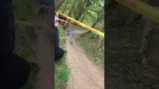 FULL GAS TO CRASH in MTB race! Scary moment...