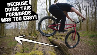 I Used A Dance Move To Ride Over This Fallen Tree!