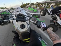 QUAD BATTLE IN MIAMI! *i GOT BURNT UP?*