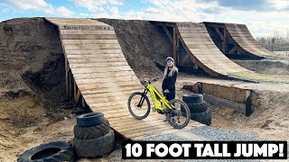 RIDING THE BIGGEST KICKER JUMP IN THE BIKEPARK!